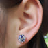 MJ-51 D Color Moissanite Lab Diamond Stud Earring For Women 925 Sterling Silver Wedding Engagement Ear Studs Jewelry